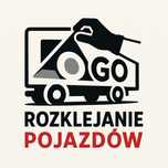 Rozklejanie aut reklam logo napisy ciezarowe dostawcze osobowe