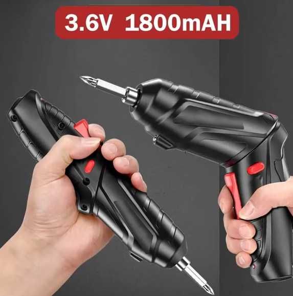 Wkrętak śrubokręt akumulatorowy - 1800mAh - mały rozmiar - mocny