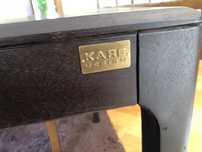 Kare design drewniany stół brooklyn orzech lite drewno 175x90