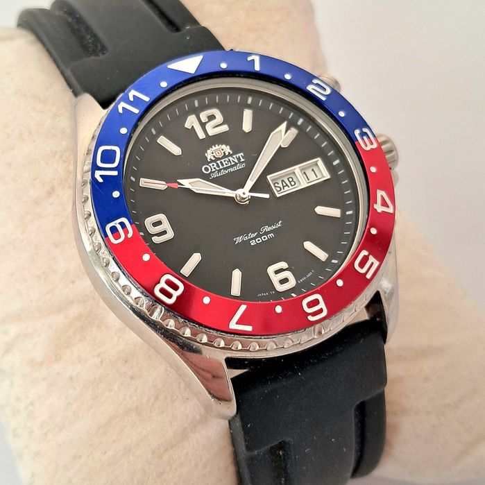 Zegarek japoński Orient Mako 2 Pepsi Automatic Diver