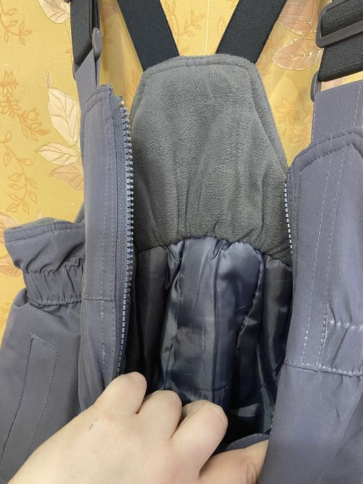 Зимовий термокомплект для дівчинки куртка і комбінезон 116 122