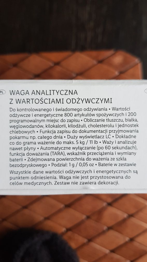 Waga kuchenna analityczna NOWA