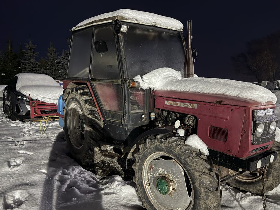 Zetor 5748 z przednim napedem 4x4