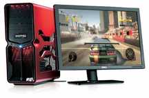 Komputer 4-rdzeniowy + Monitor +Dodatki