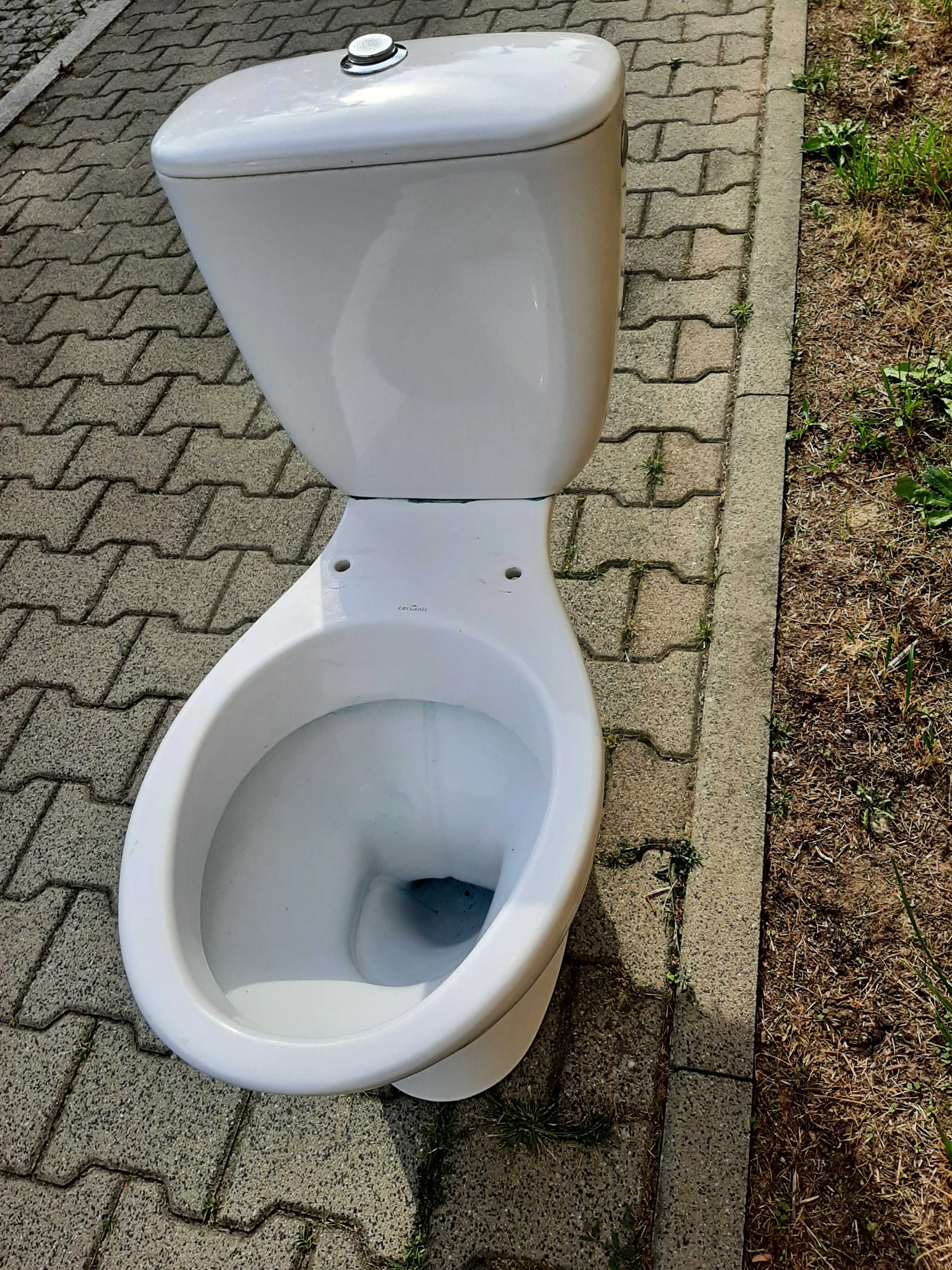 Kompakt Zestaw WC Toalaeta Cersanit proste wyjście poziome
