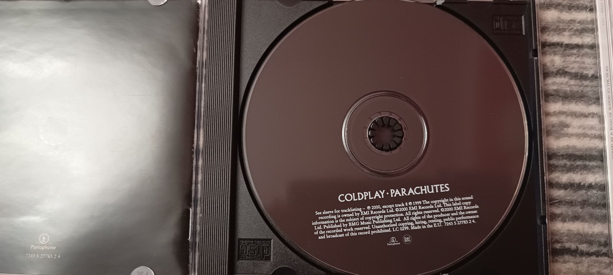 Płyty piosenki CD Coldplay parachutes a rush of blood