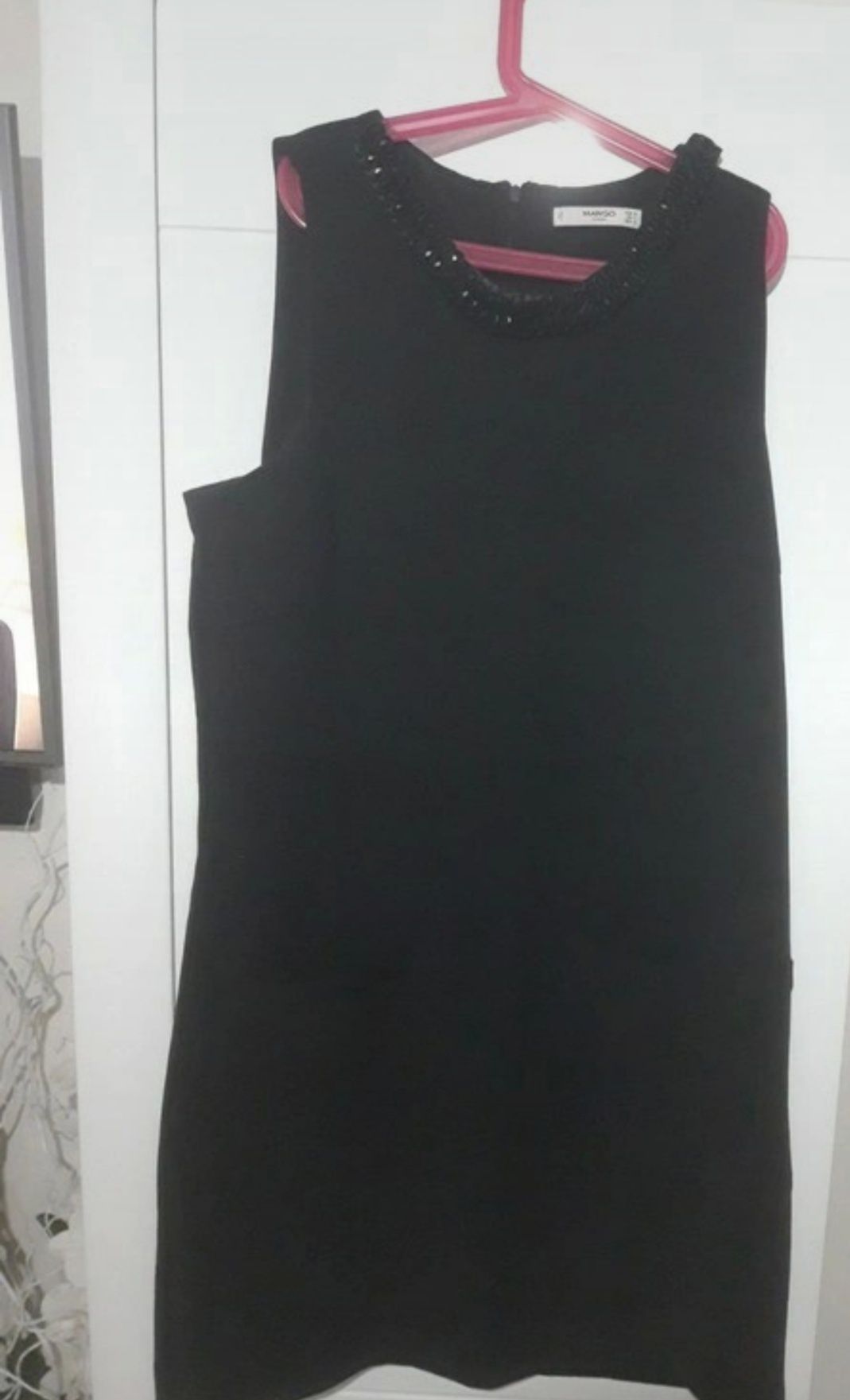 Sukienka sylwestrowa czarna Mango rozmiar  M z kieszonkami