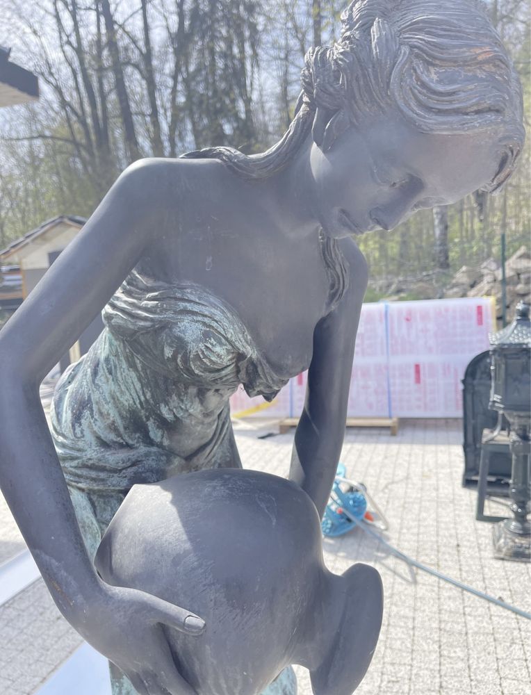 Fontanna ogrodowa z brązu ok 100 kg sygnowana