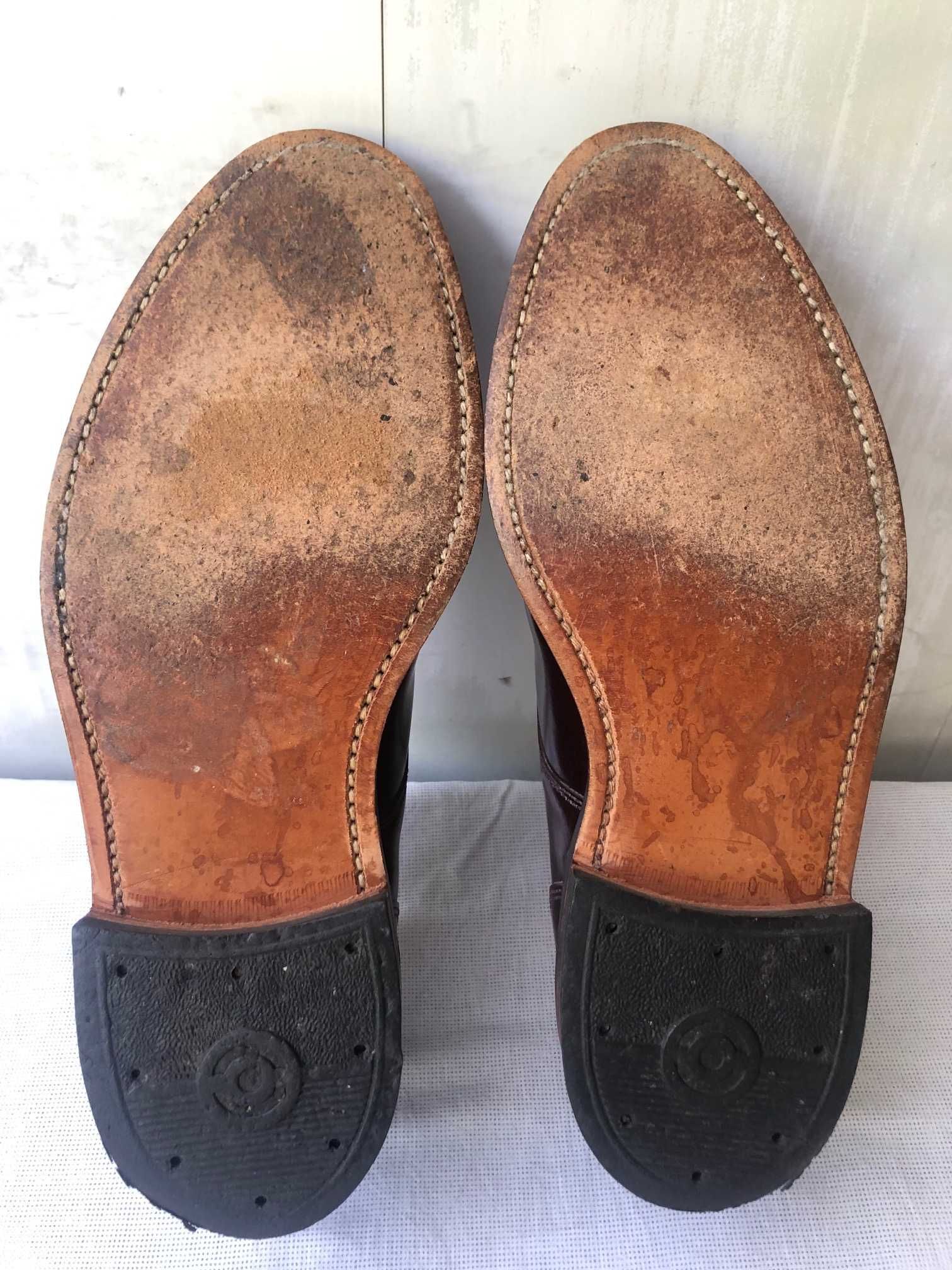 Полностью кожаные дерби от Loake (Англия),состояние!