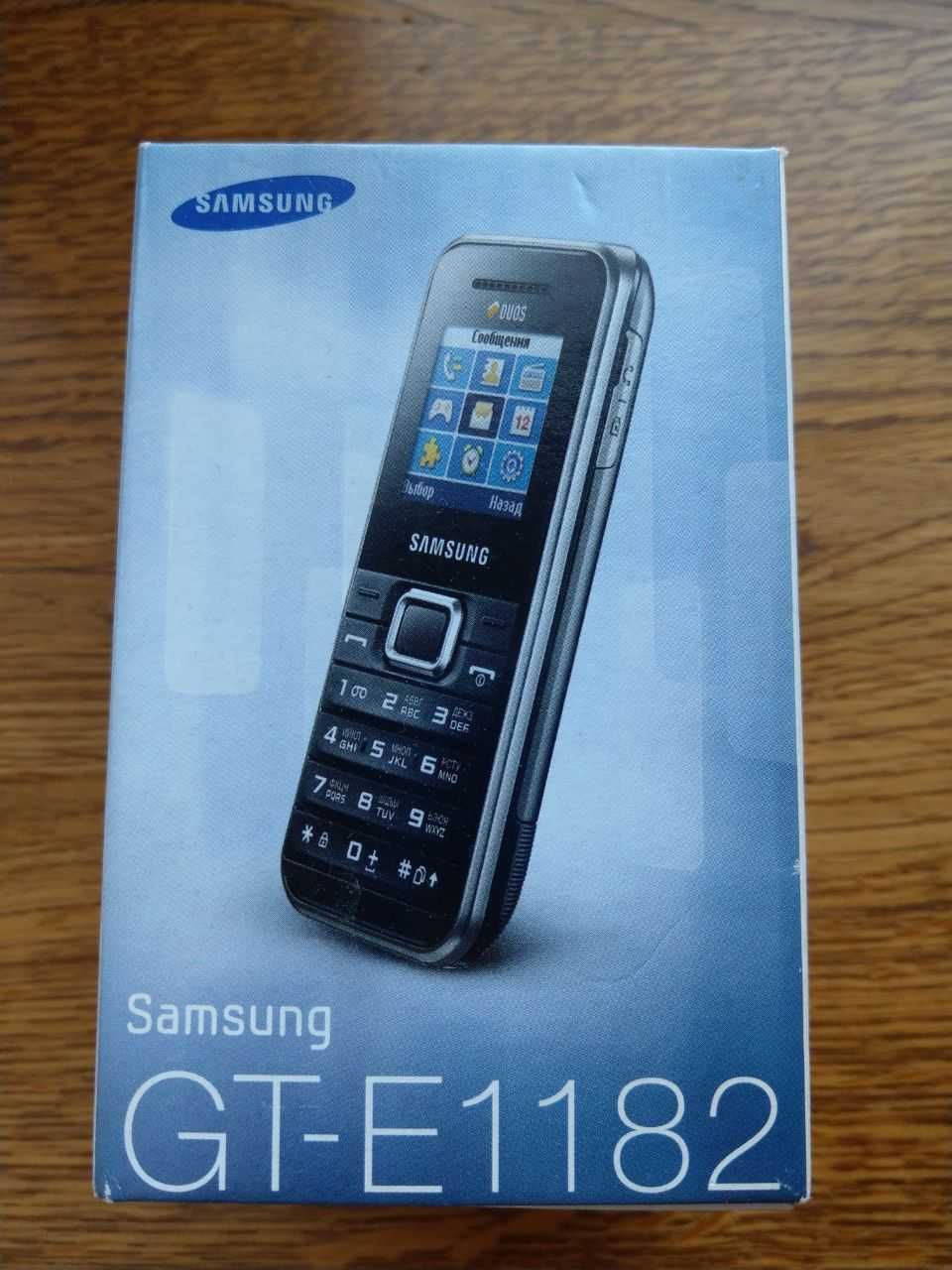 Samsung GT-E1182, оригинальная упаковка к телефону
