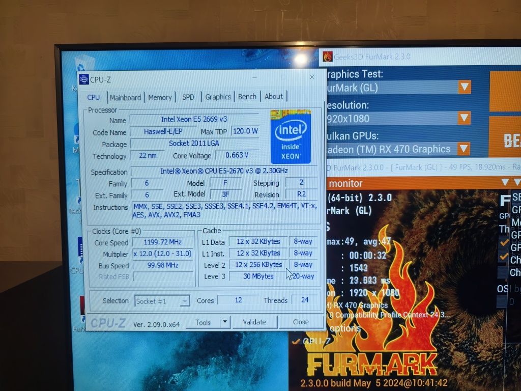 Комп'ютер. Компьютер. X99. Xeon e5 2676v3 12 ядер/24потоки. Rx 470 4gb