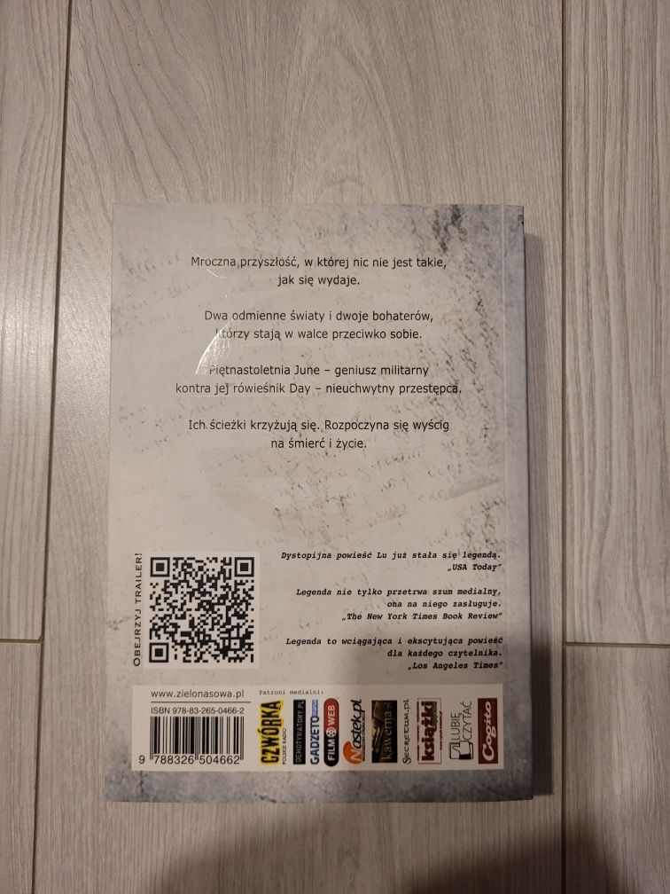 Książka "Legenda Rebeliant " Marie Lu