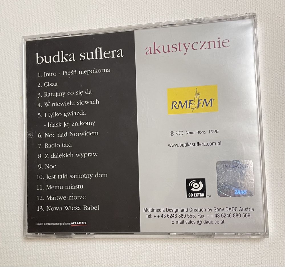 Budka Suflera akustycznie edycja specjalna New Abra 1998