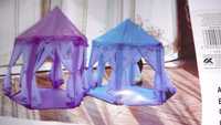 Namiot dla dzieci zamek jak nowy niebieski XXL