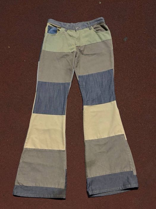 Urban Renewal One-Of-A-Kind Patchwork клёш джинсы флейред риковенс