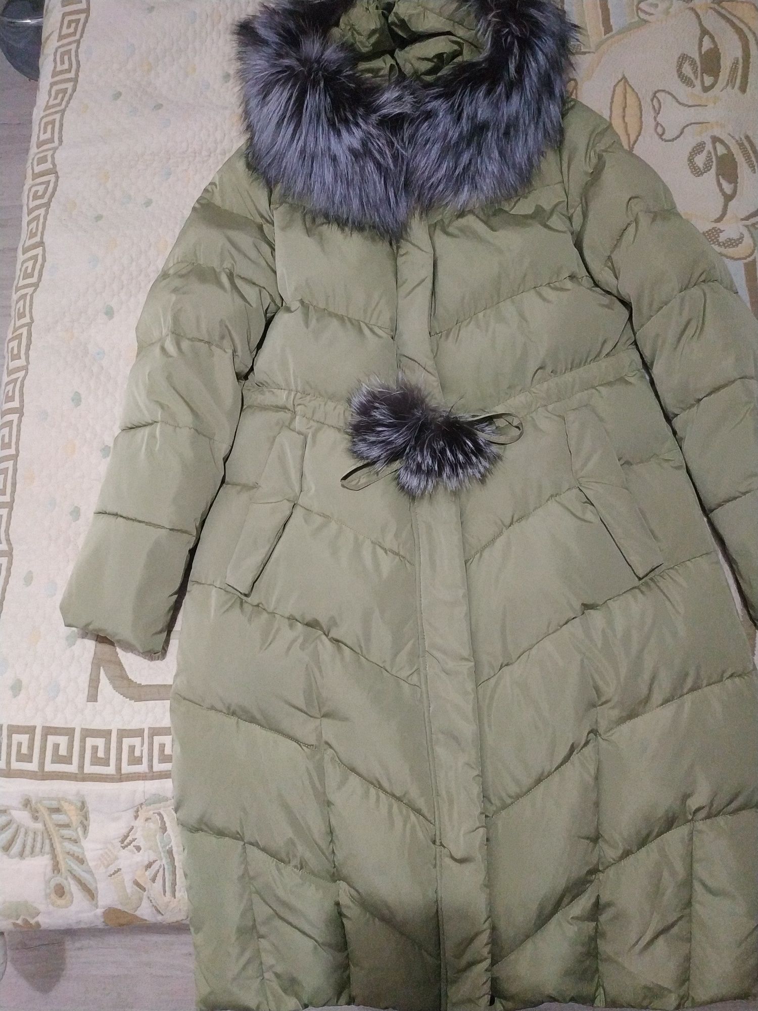 Зимове пальто на високий зріст