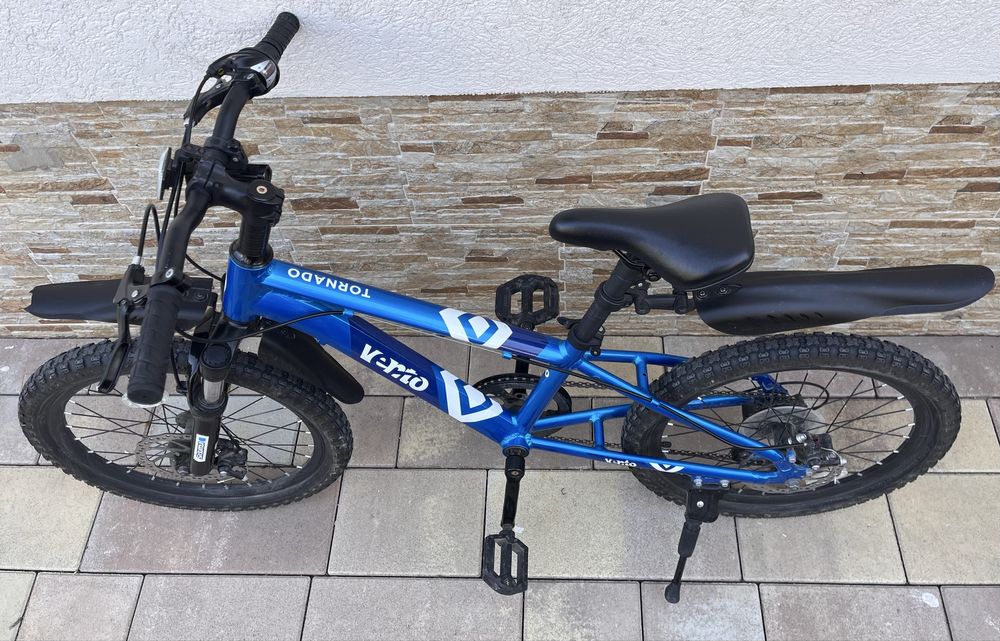 Велосипед Vento Tornado 20 для хлопчика, 7 швидкостей. Зріст 115-135см