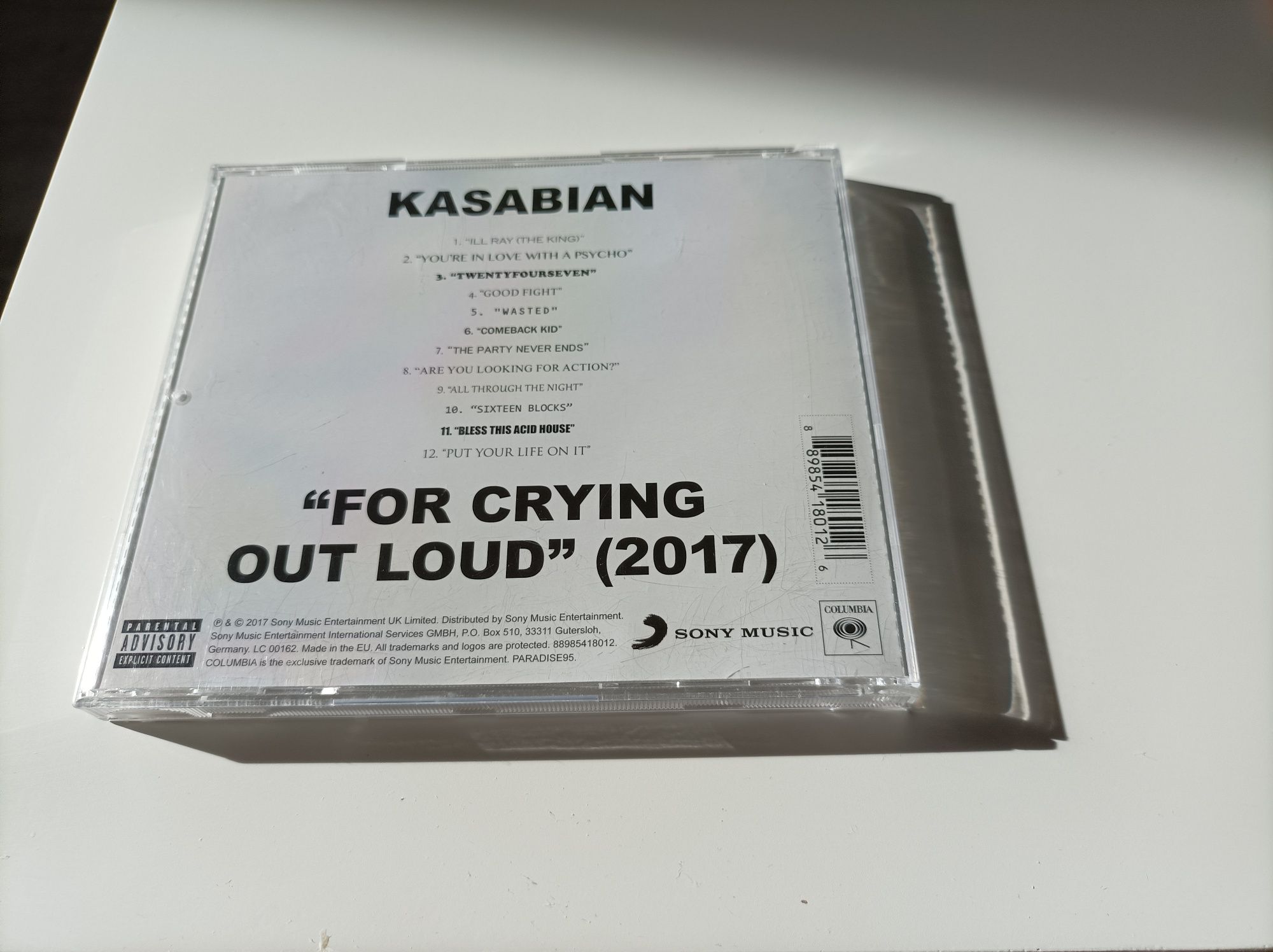 Kasabian - "For crying out loud" CD