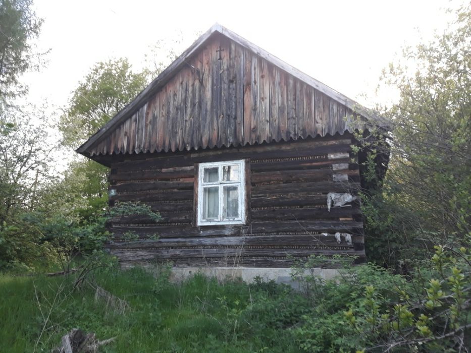 Domek z bali drewnianych