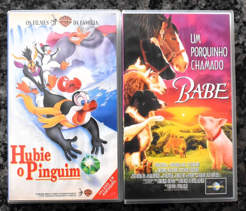 Lote 6 filmes de animação em VHS (Lote 2)