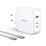 Ładowarka GaN Ugreen Nexode USB-A/2xUSB-C 140W + kabel USB-C 1.5m