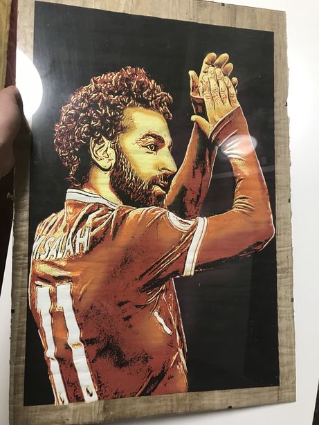 Салах Ливерпуль футбол папирус картина египет антирамка