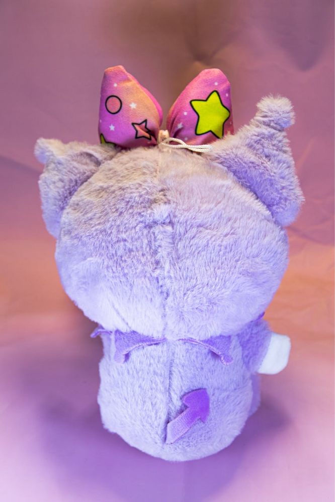 Pluszowa zabawka Kuromi w kolorze fioletowym