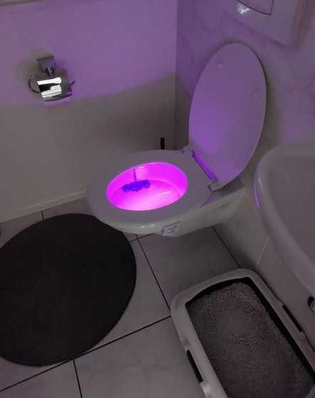 Podświetlenie muszli klozetowej WC LAMPKA LED - czujnik ruchu