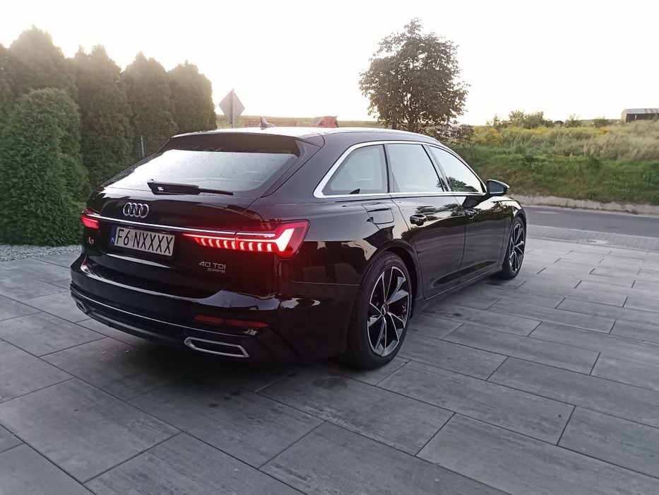 Audi A6 C8 3 X S line,  Quattro, 2.0TDI . Idealny, bogato wyp