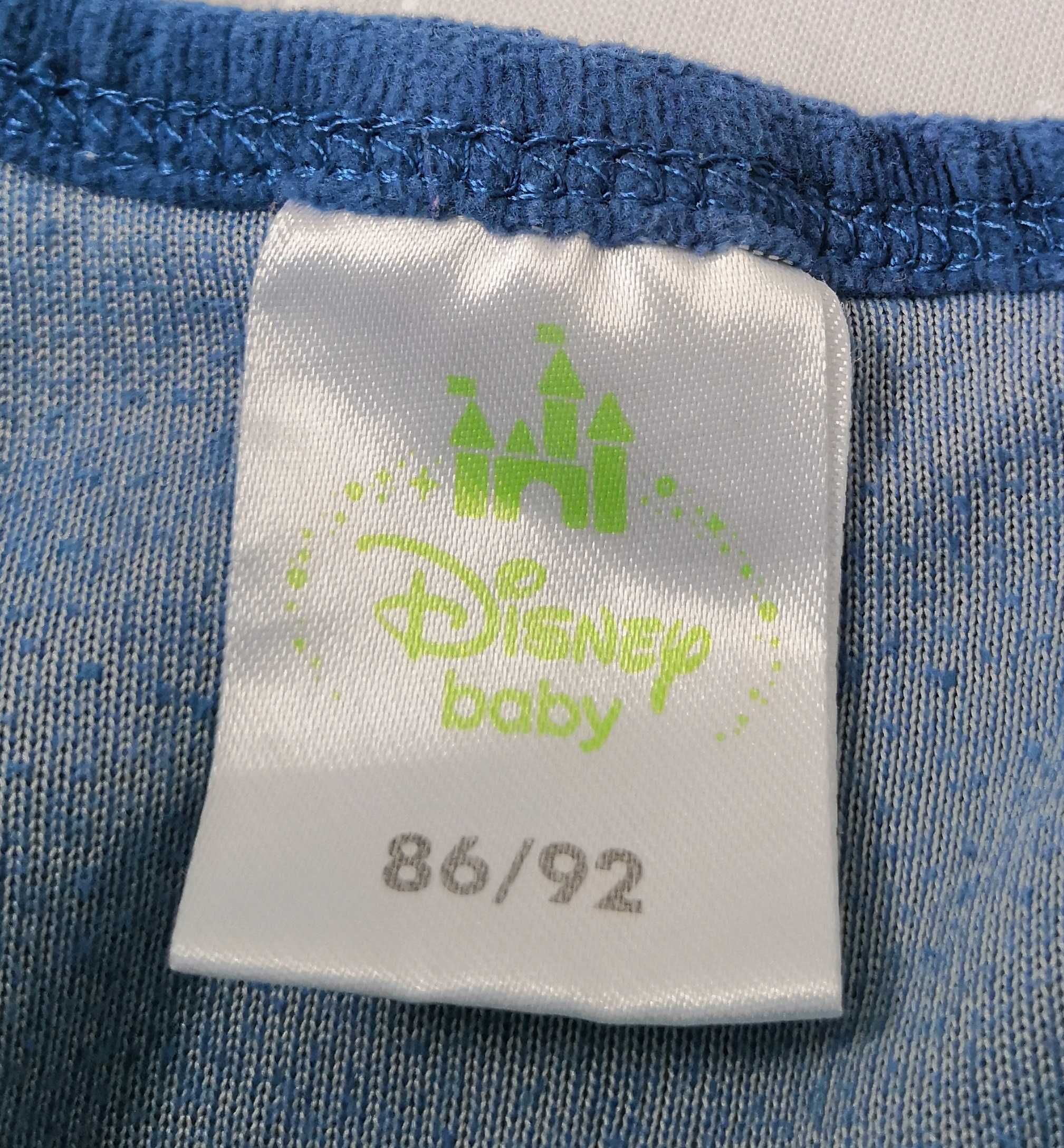 Granatowe śpioszki r 86/92 marki Disney