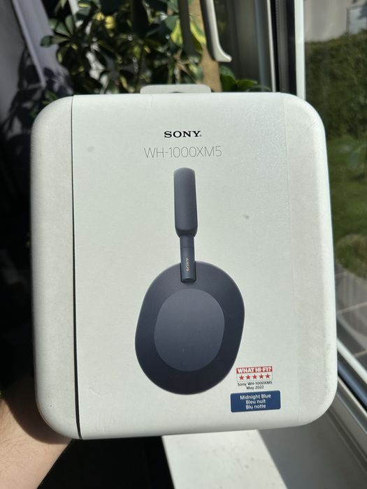 Słuchawki Wokółuszne Bezprzewodowe Sony WH-1000XM5 Midnight blue
