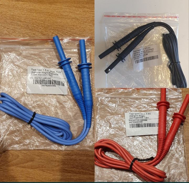 Sonel przewody pomiarowe 6kV MIC MPI 3 sztuki
