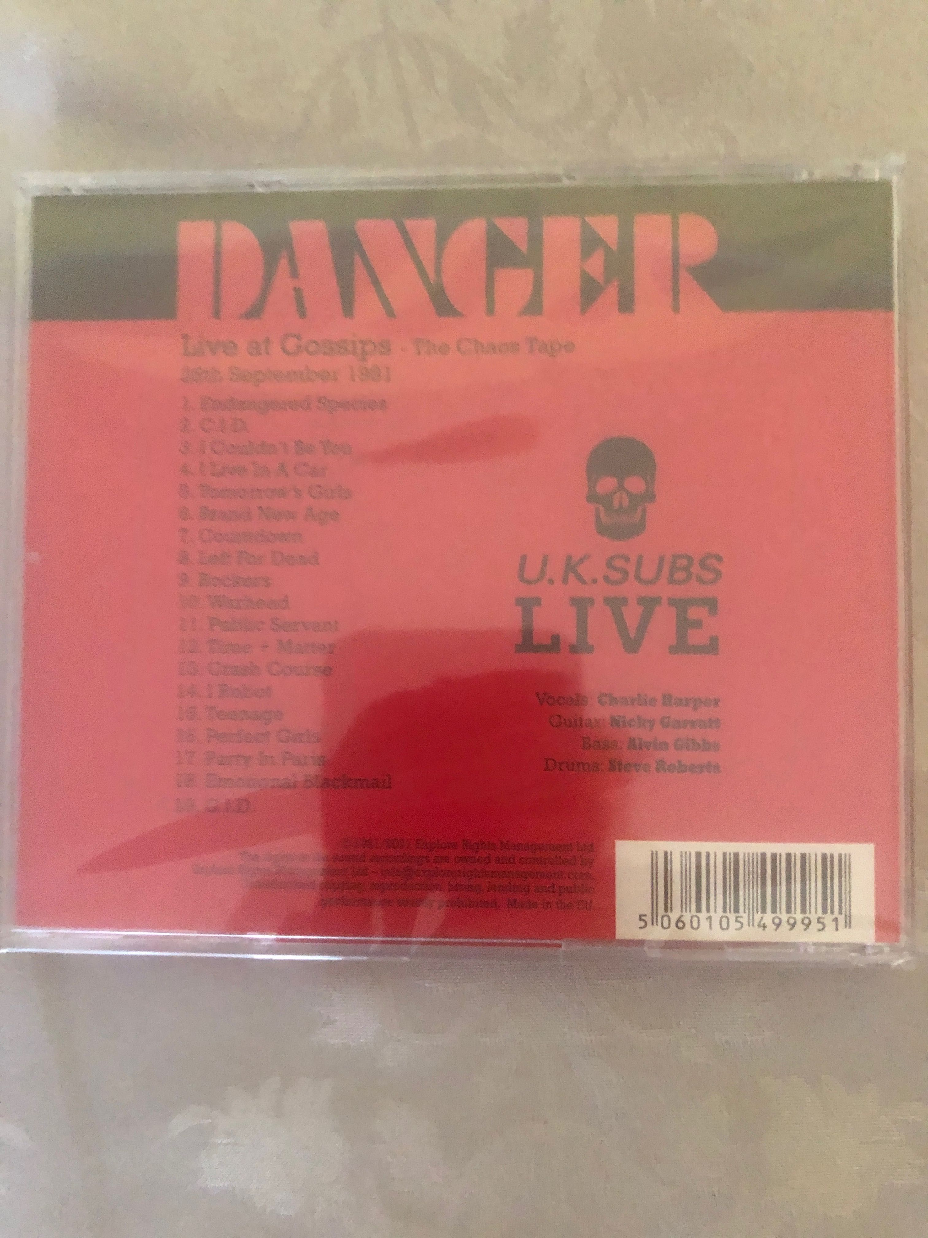 U.K. Subs
Danger: The Chaos Tapes Folia nowa
