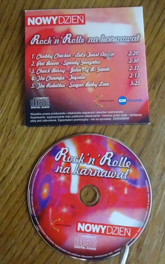 Rock’n’Rolle Na Karnawał - 5 Znanych Piosenek - Płyta CD