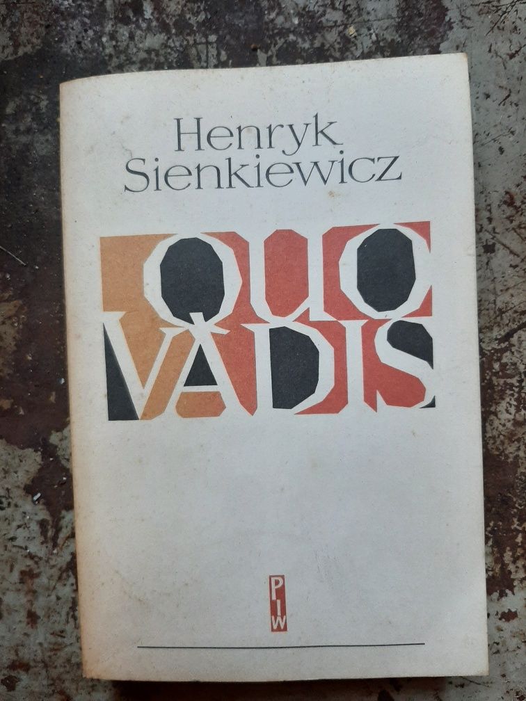 Książka Quo Vadis autorstwa Henryka Sienkiewicza