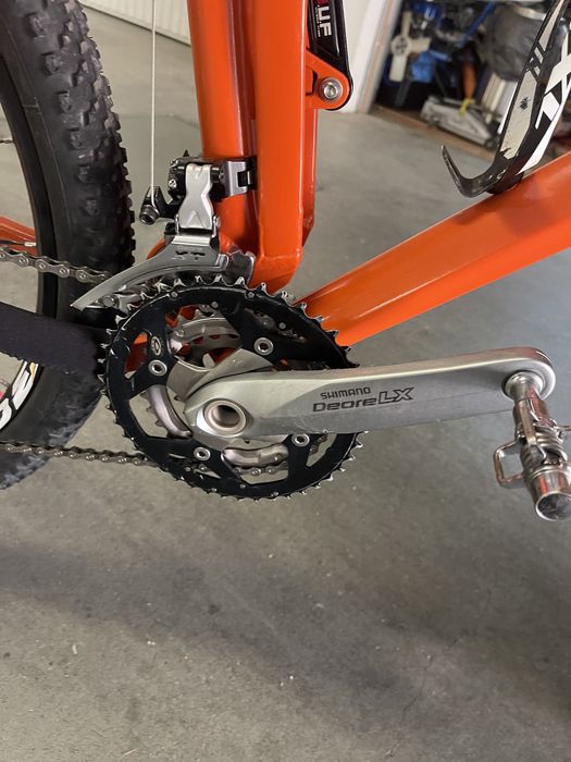 Bicicleta suspensão total rockrider Shimano XT lX