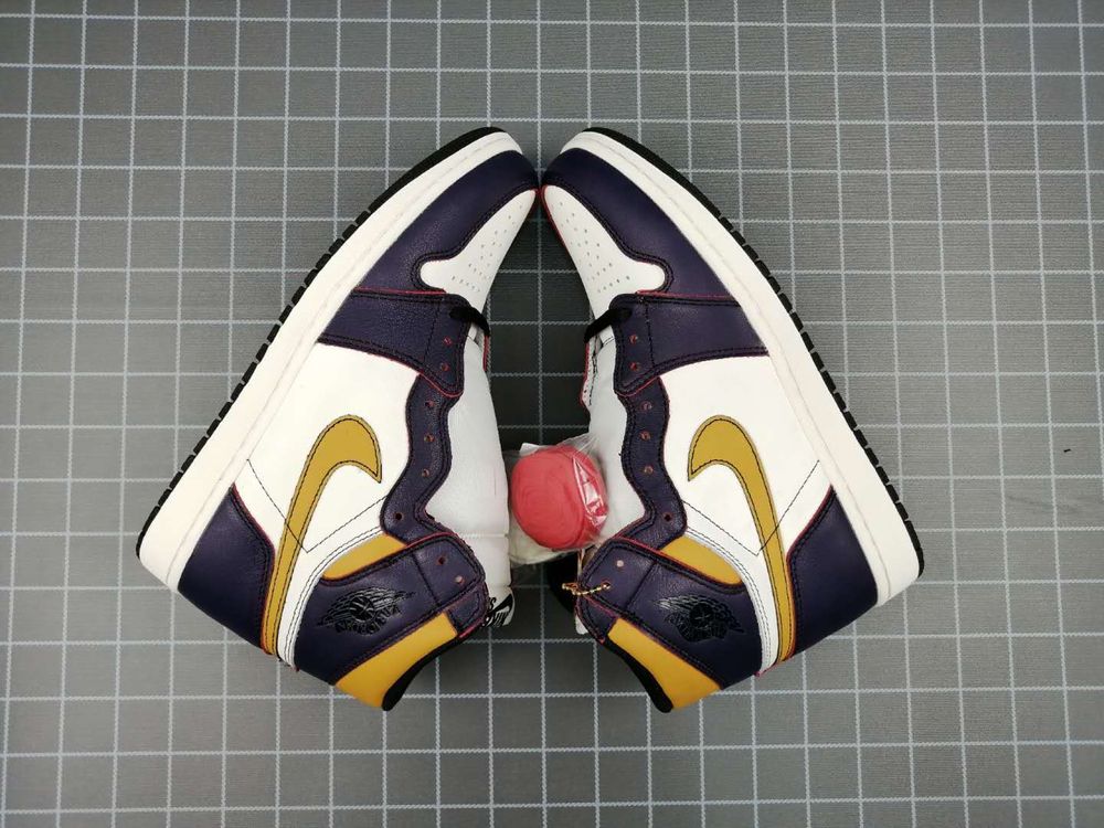 Nike Air Jordan 1 Purple Yellow High