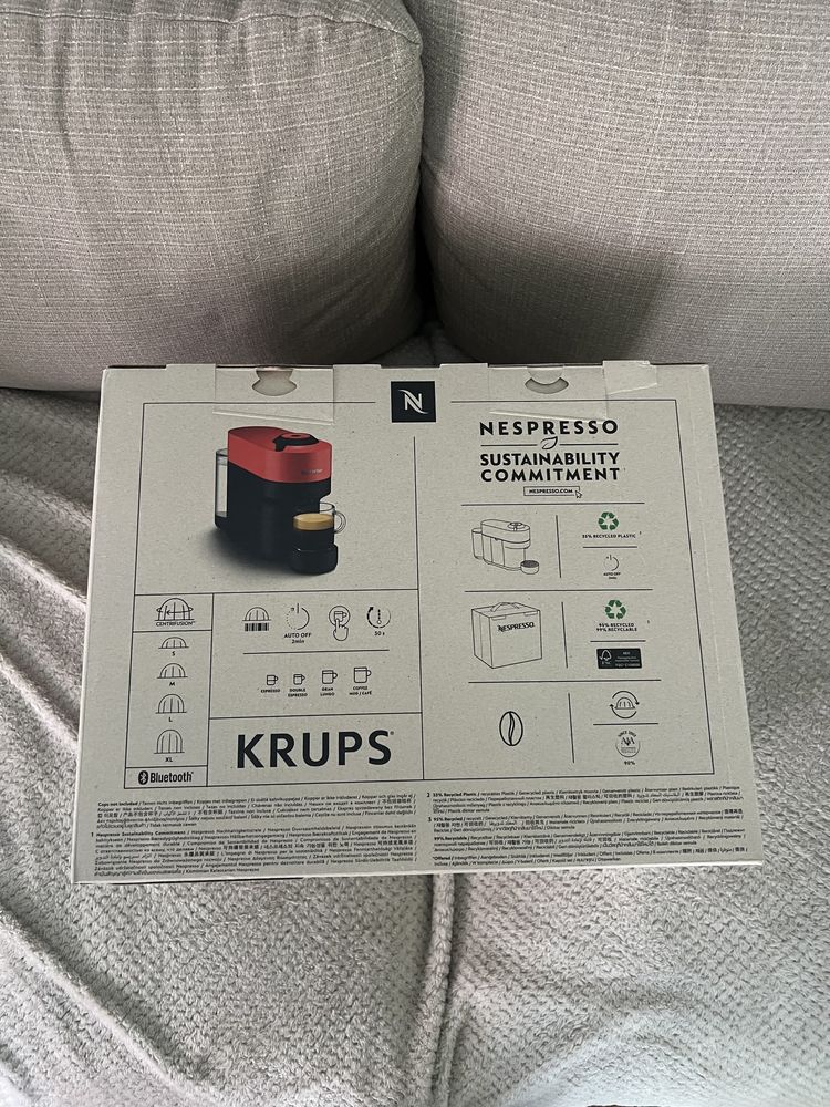 Máquina de Café Krups Nespresso Vertuo Pop XN9201 – Coconut