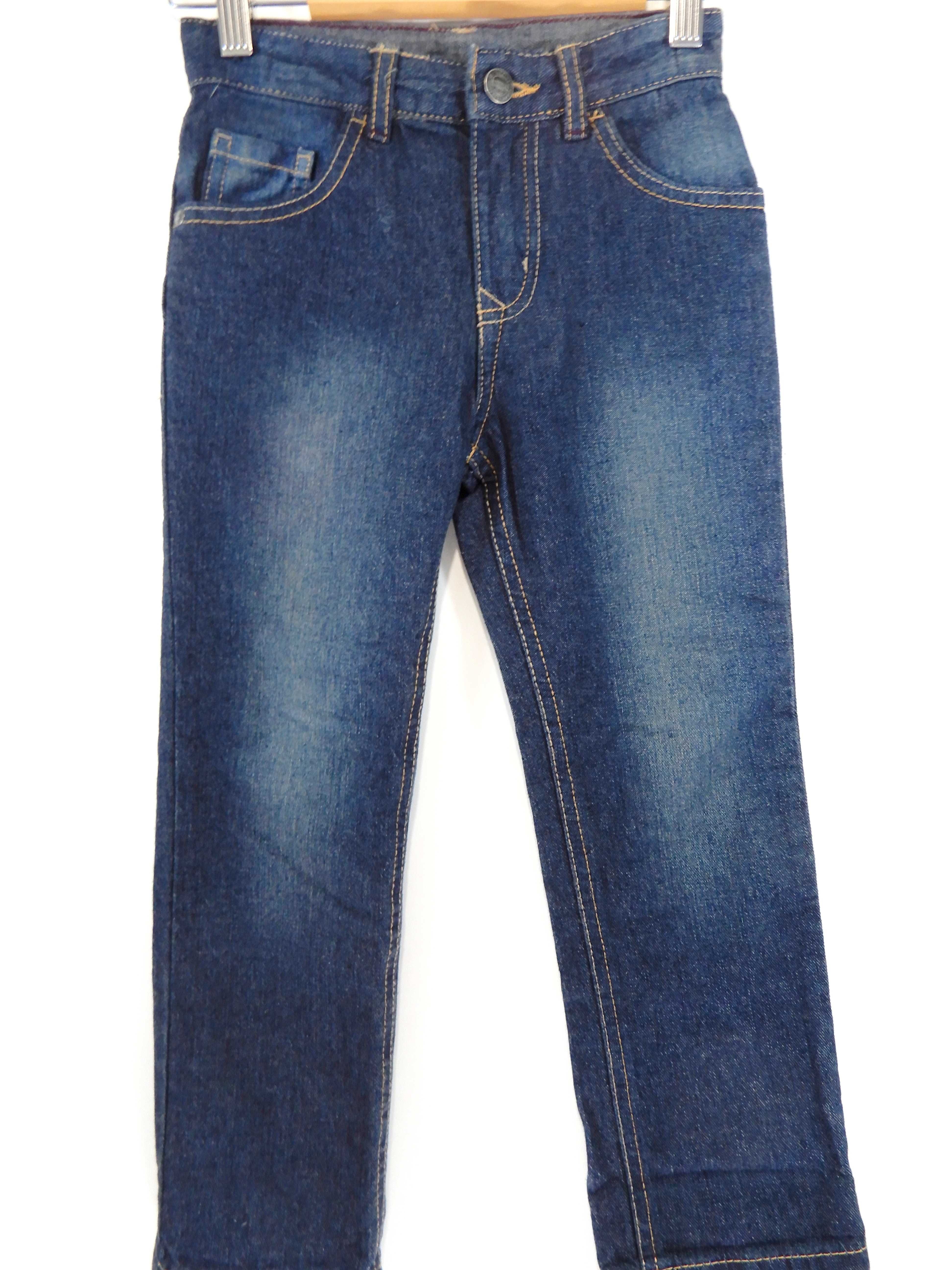 Spodnie jeansowe dżinsowe niebieskie George 110 116