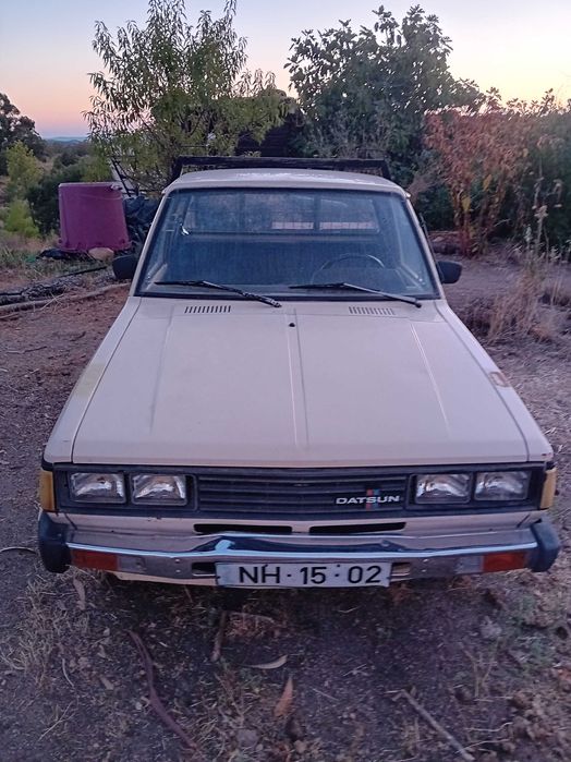 Clássico: uma robusta pick-up Datsun de 1983.