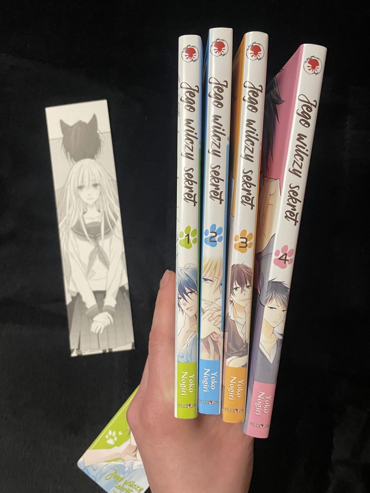 jego wilczy sekret 1-4 manga mangi kalendarzyk zakładna studio jg