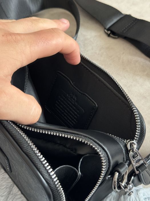 Сумка Coach 2025 коуч коач месенжер шкіряний через плече