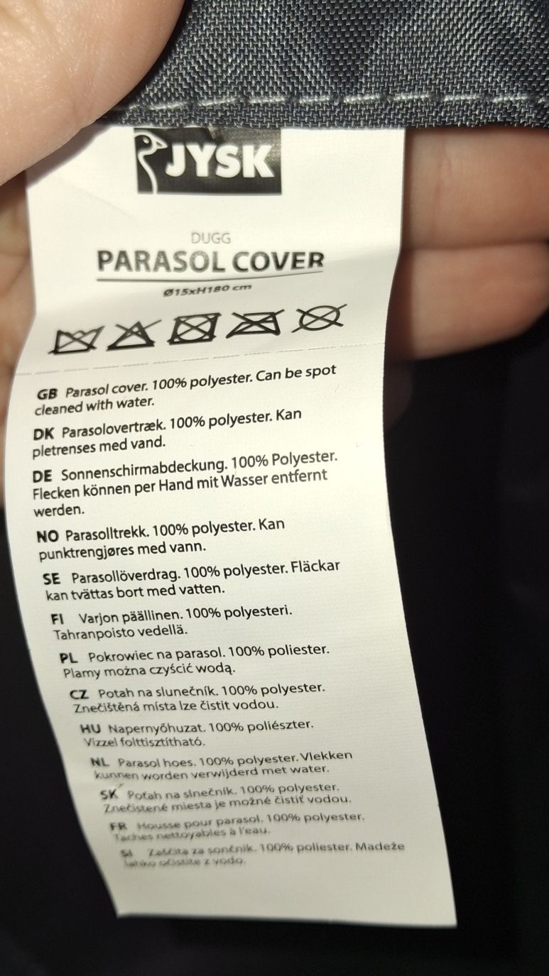 Pokrowiec na parasol jusk