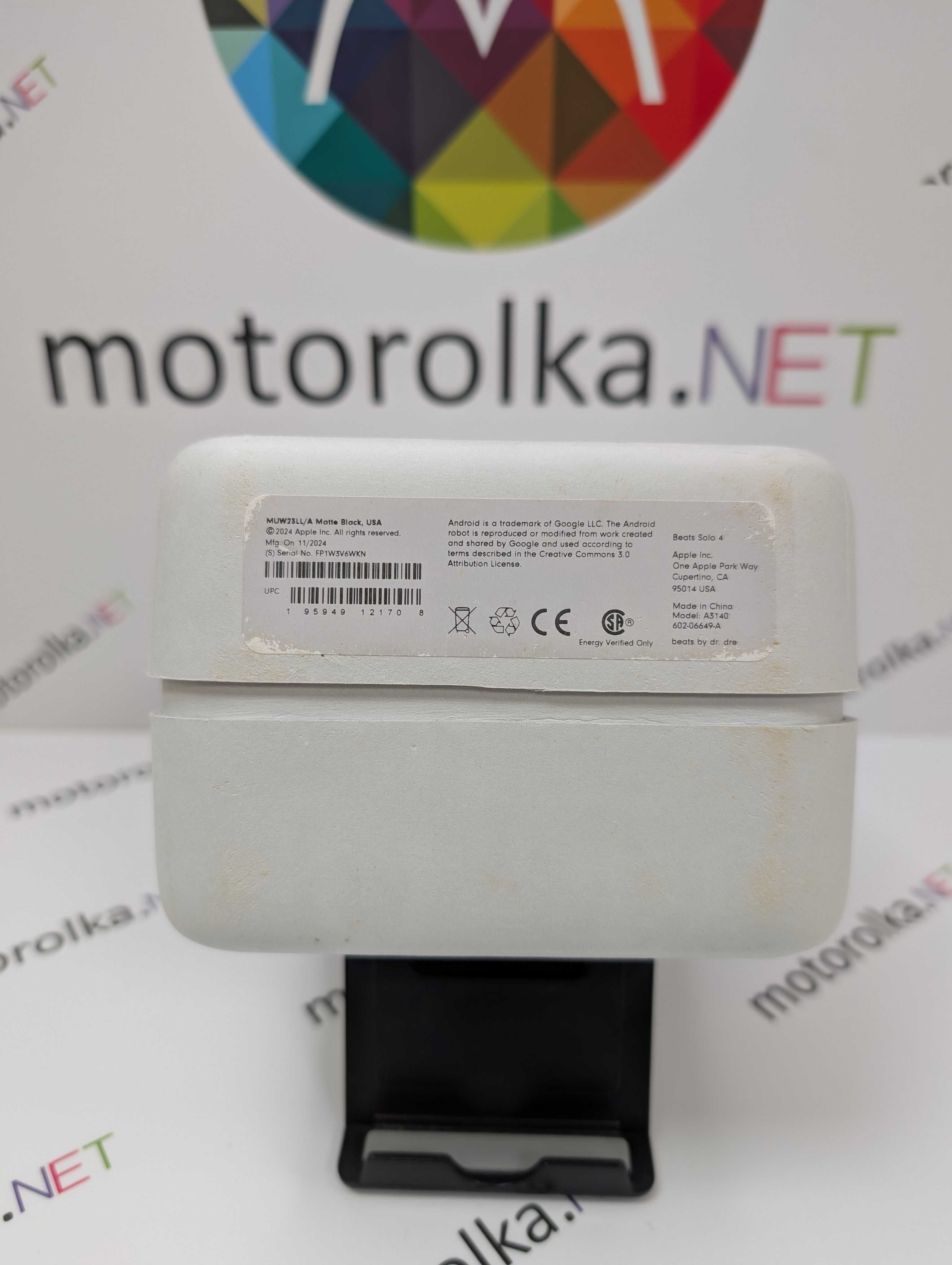Наушники Beats Solo 4 Matte Black MUW23 Wireless Нові Motorolkanet