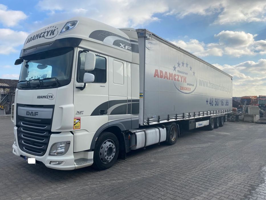 DAF XF 460 FT  Zestaw DAF + Naczepa Krone MEGA