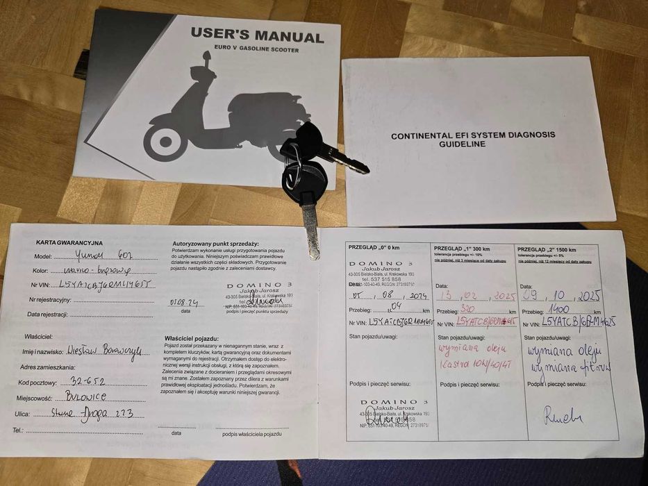 Junak 607 Skuter 50 DUŻY jak Barton Falcon 4t Wtrysk JAK NOWY! 2024r