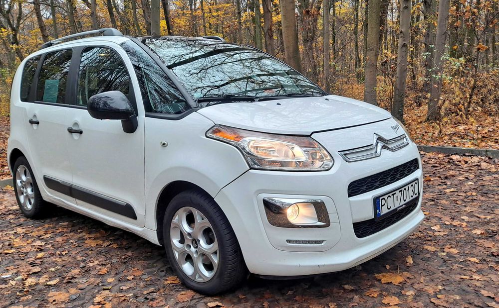 Citroën C3 Picasso 1.2 PureTech Exclusive • Kamera • Hak • Rejestrator