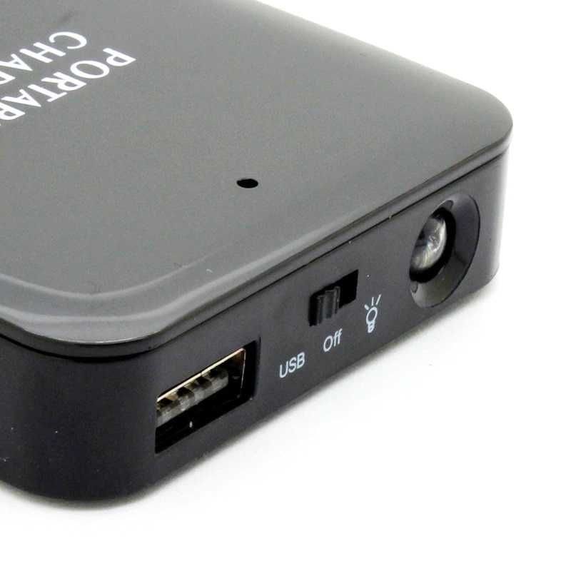 Power Bank na akumulatorki 4x AA USB,latarka