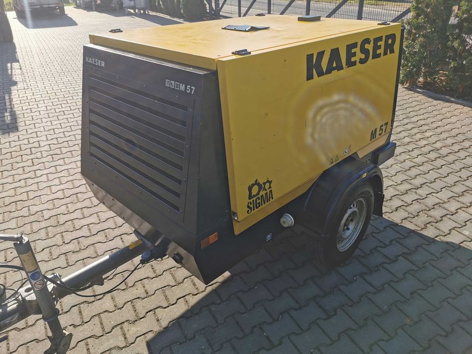 2015r 5700L/min Sprężarka śrubowa spalinowa KAESER M57 rejestracja