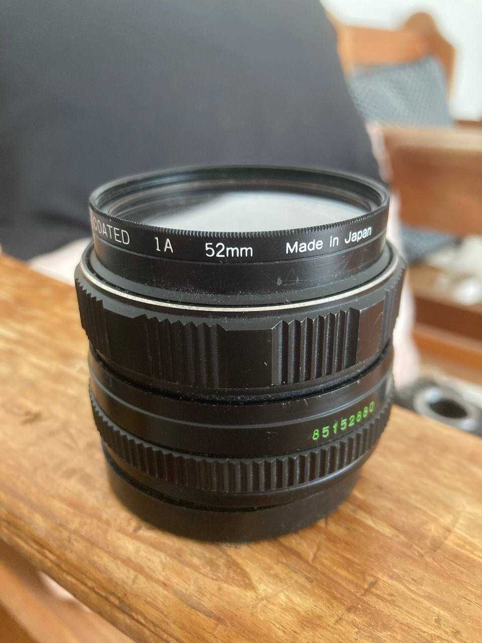 Objetiva HELIOS 44M-4 58mm f/2 (rosca M42) + corpo e capa